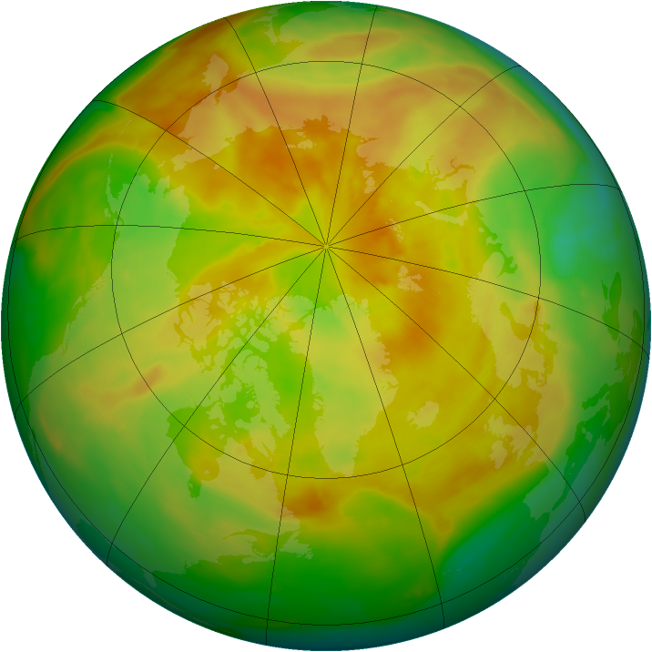 Arctic ozone map for 11 May 2014